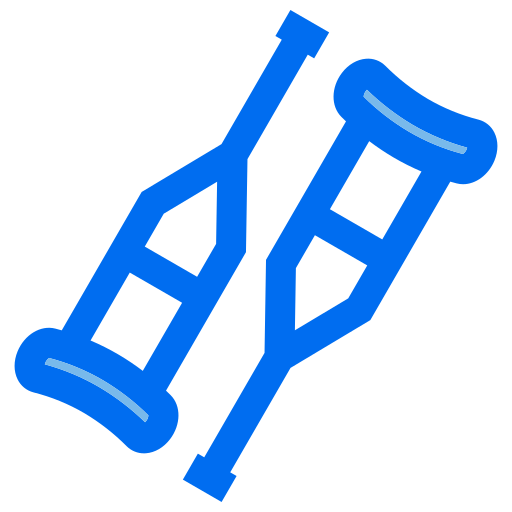 Crutches free icon Crutches free icon