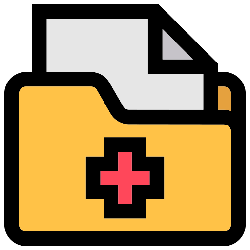 historial médico icono gratis