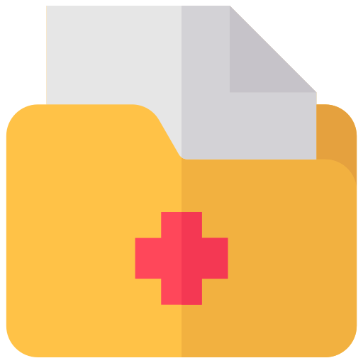 Medical record Generic color fill icon