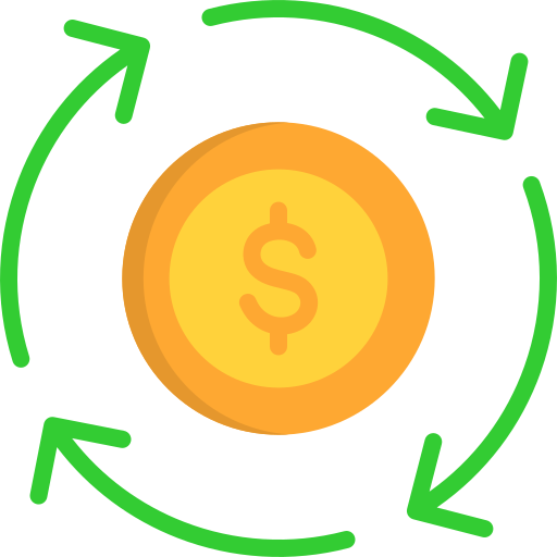 economía circular icono gratis