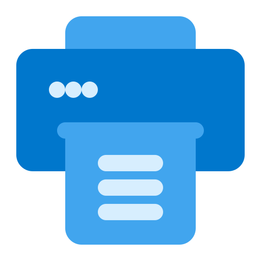 Printer Generic color fill icon