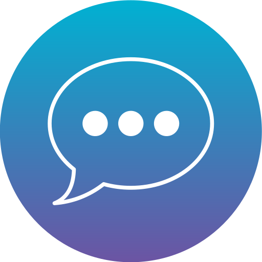 Chat bubble Generic gradient fill icon