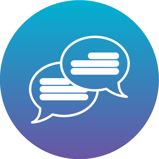 bulle de discussion Icône gratuit