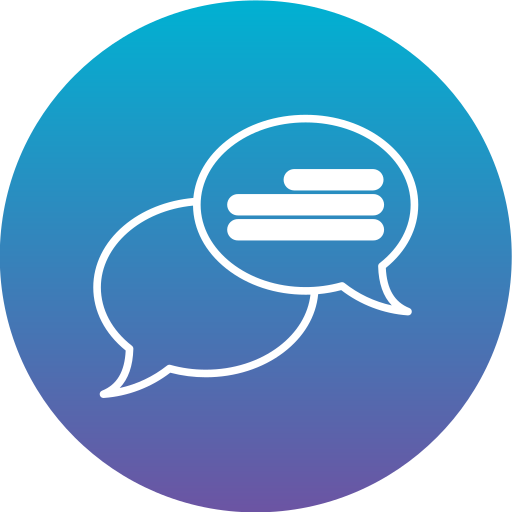 bulle de discussion Icône gratuit bulle de discussion Icône gratuit