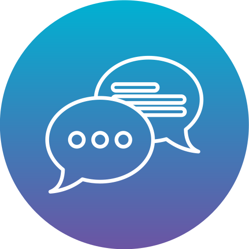 Chat bubble Generic gradient fill icon