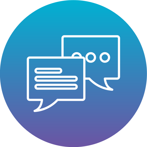 Message Generic gradient fill icon