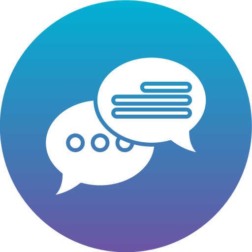 bulle de discussion Icône gratuit
