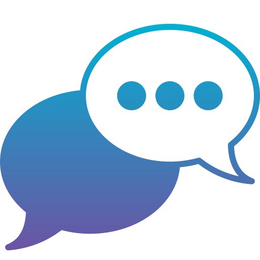 Chat bubble Generic gradient fill icon