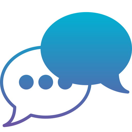 Chat bubble Generic gradient fill icon