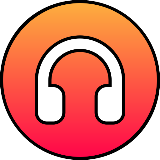 Headphone Generic gradient lineal-color icon