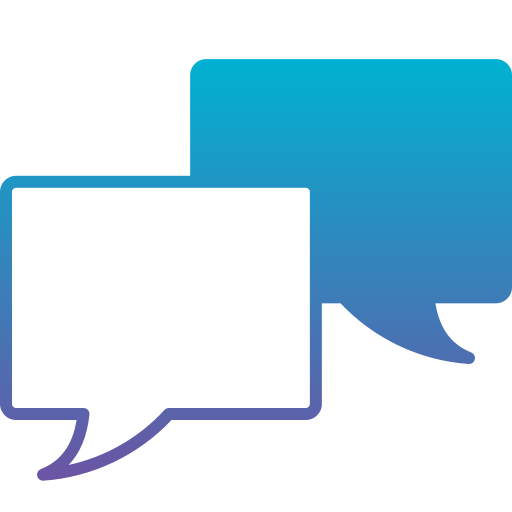 Message Generic gradient fill icon