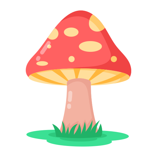 Mushroom free sticker Mushroom free sticker