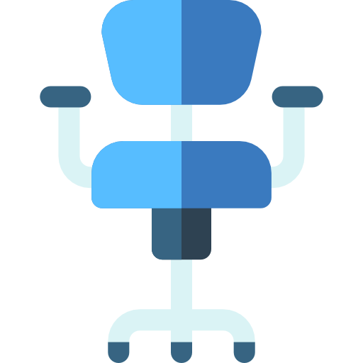 Chair Basic Rounded Flat icon