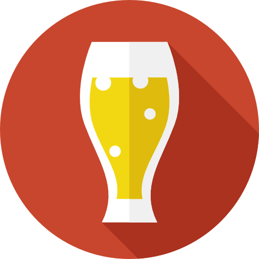 Beer Flat Circular Flat icon