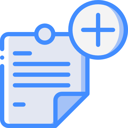 Notes Basic Miscellany Blue icon