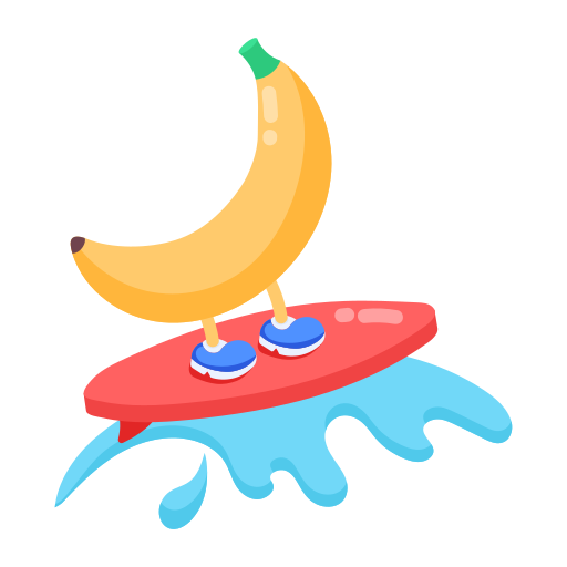 Banana free sticker Banana free sticker