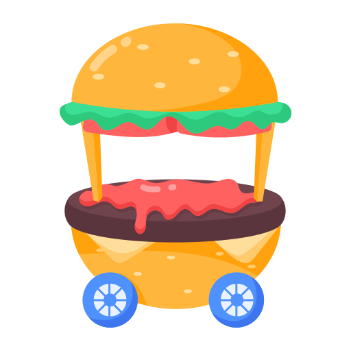 Burger free sticker Burger free sticker