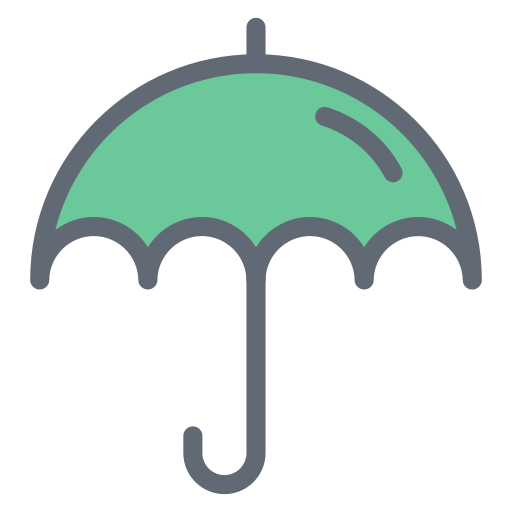 Umbrella Generic color lineal-color icon