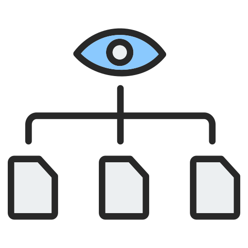 visualización de datos icono gratis