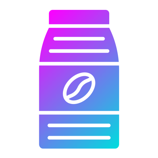 Coffee pack free icon