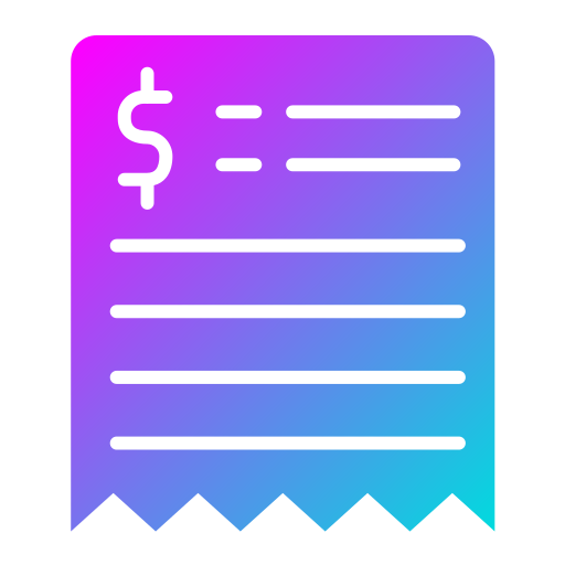 Receipt free icon Receipt free icon