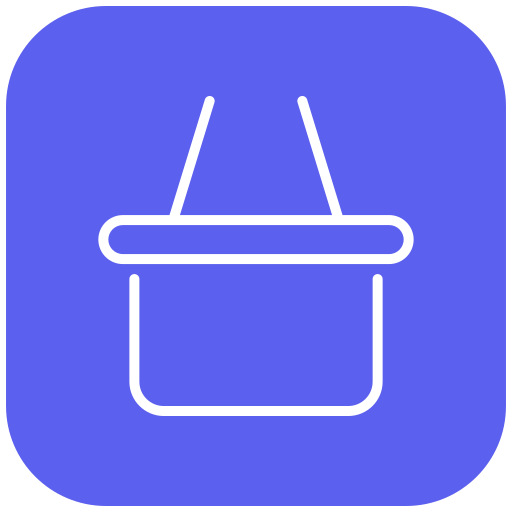 cesta de la compra icono gratis