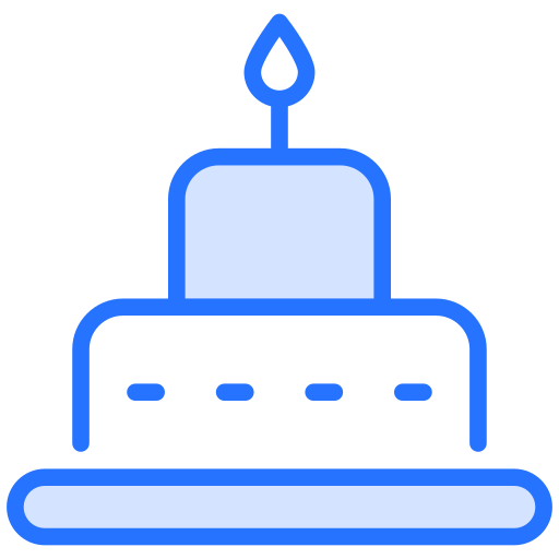 pastel de cumpleaños icono gratis