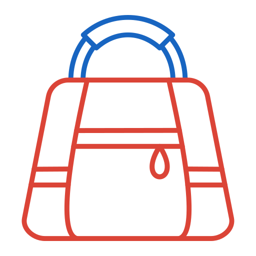 bolso de mano icono gratis