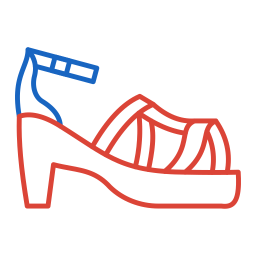 sandalias icono gratis