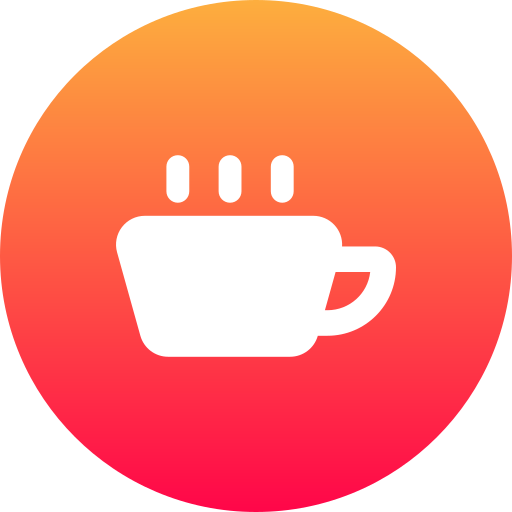 Tea cup Generic gradient fill icon