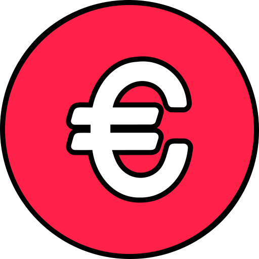 euro icono gratis