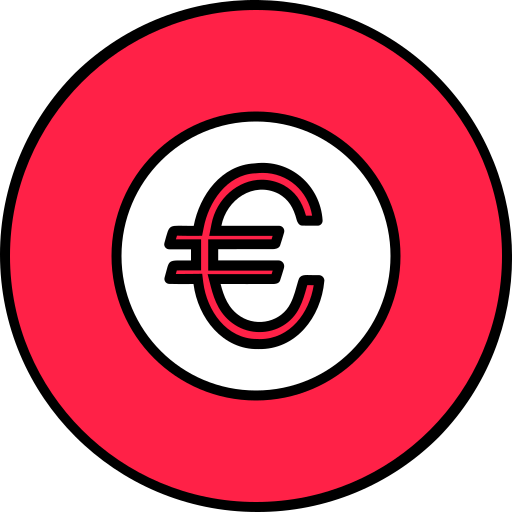 euro icono gratis