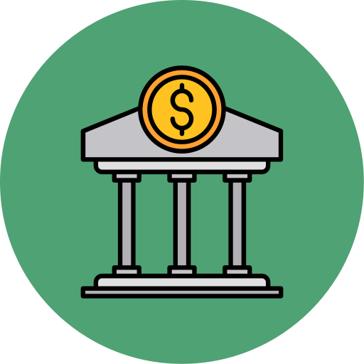 Bank Generic color lineal-color icon