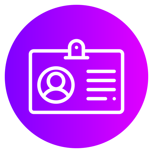 tarjeta de identificación icono gratis