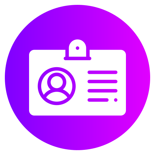 tarjeta de identificación icono gratis