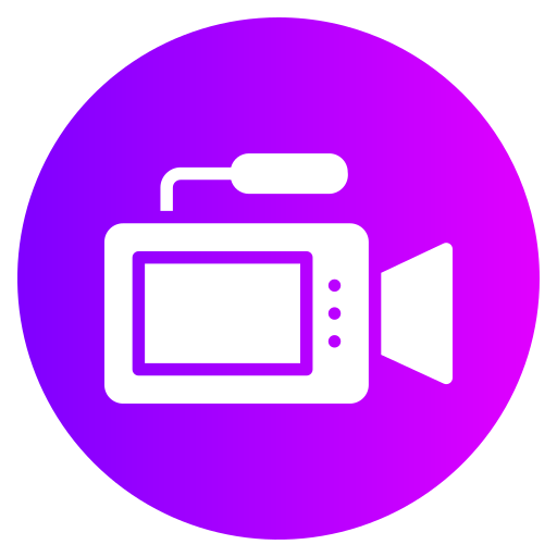 camara de video icono gratis