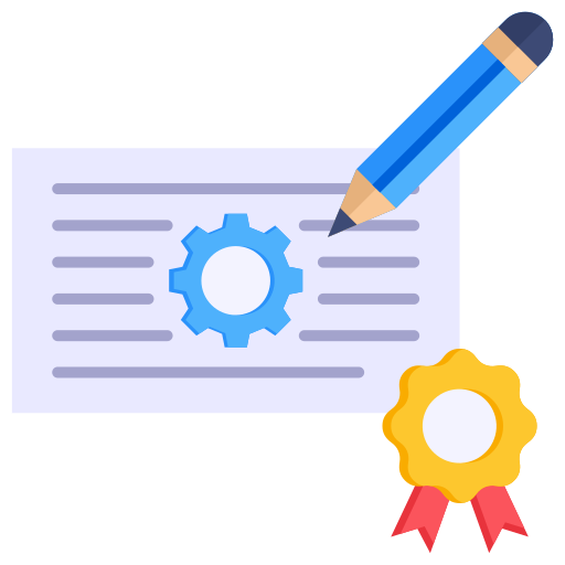 certificación icono gratis