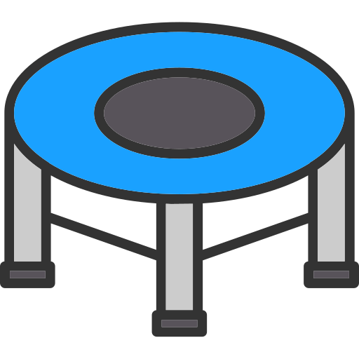 trampolín icono gratis