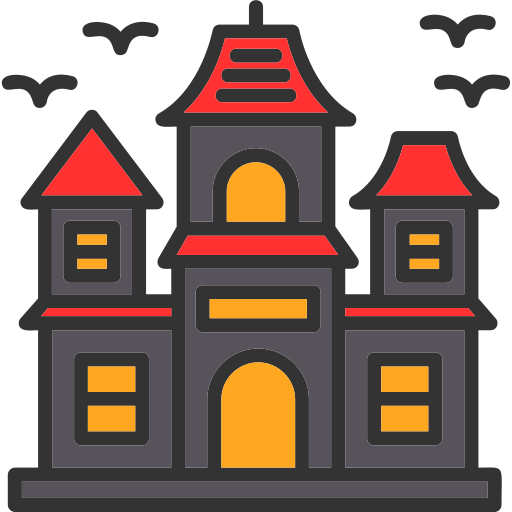 Haunted house free icon Haunted house free icon
