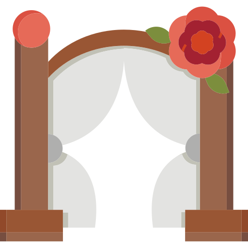 arco de boda icono gratis