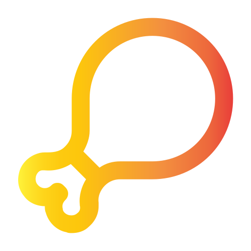 Chicken leg free icon