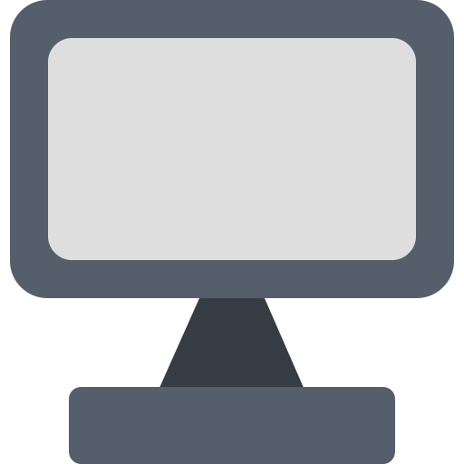 pantalla del monitor icono gratis