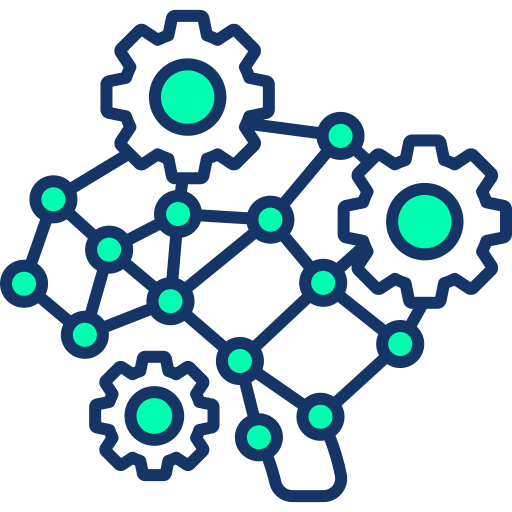 Deep learning - Free networking icons