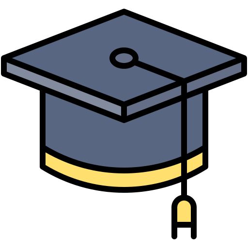 Mortarboard Generic color lineal-color icon