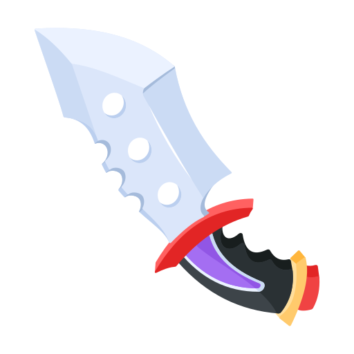 couteau gratuit sticker