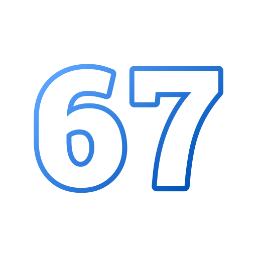67 grátis ícone