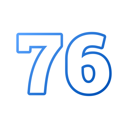 76 Icône gratuit 76 Icône gratuit