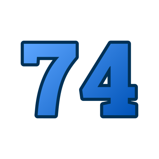 74 Icône gratuit 74 Icône gratuit