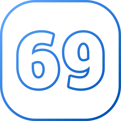 69 Icône gratuit 69 Icône gratuit