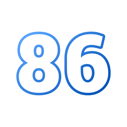86 grátis ícone